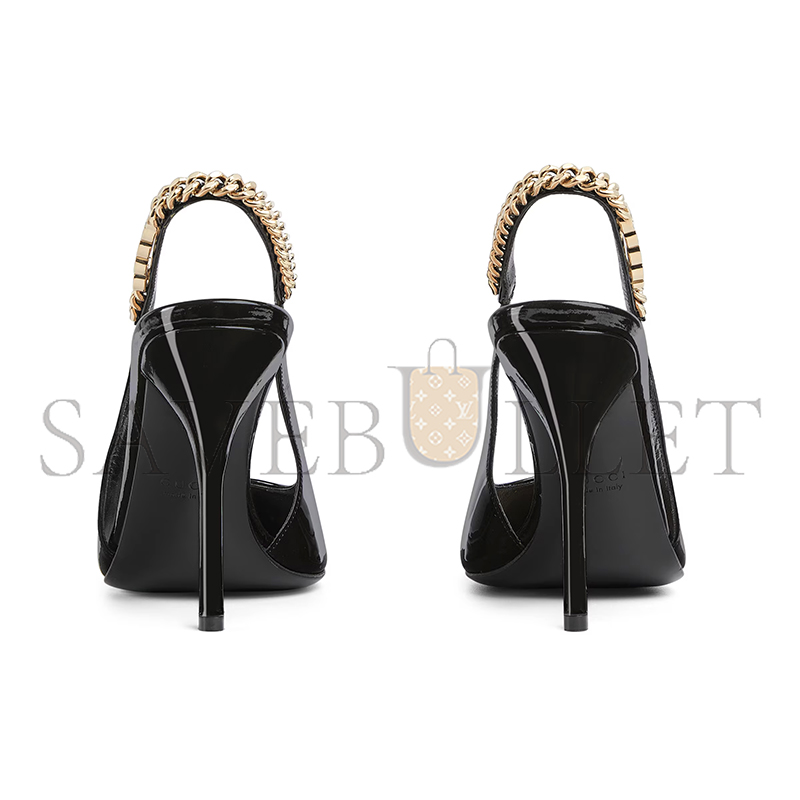GUCCI SIGNORIA SLINGBACK PUMP 783821 BNC80 1000 GUCCI SIGNORIA SLINGBACK PUMP 783821 BNC80 1000